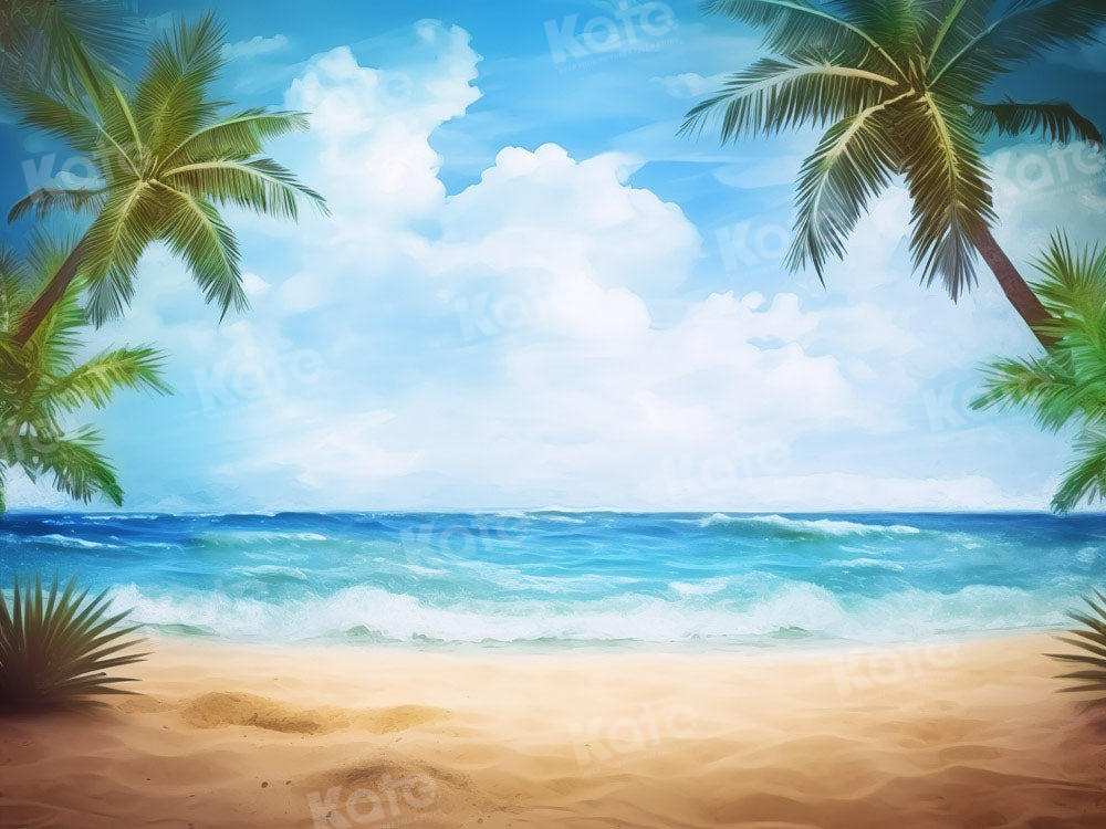 Kate Summer Sea Backdrop Seaside Designed by Chain Photography - Kate Backdrop AU