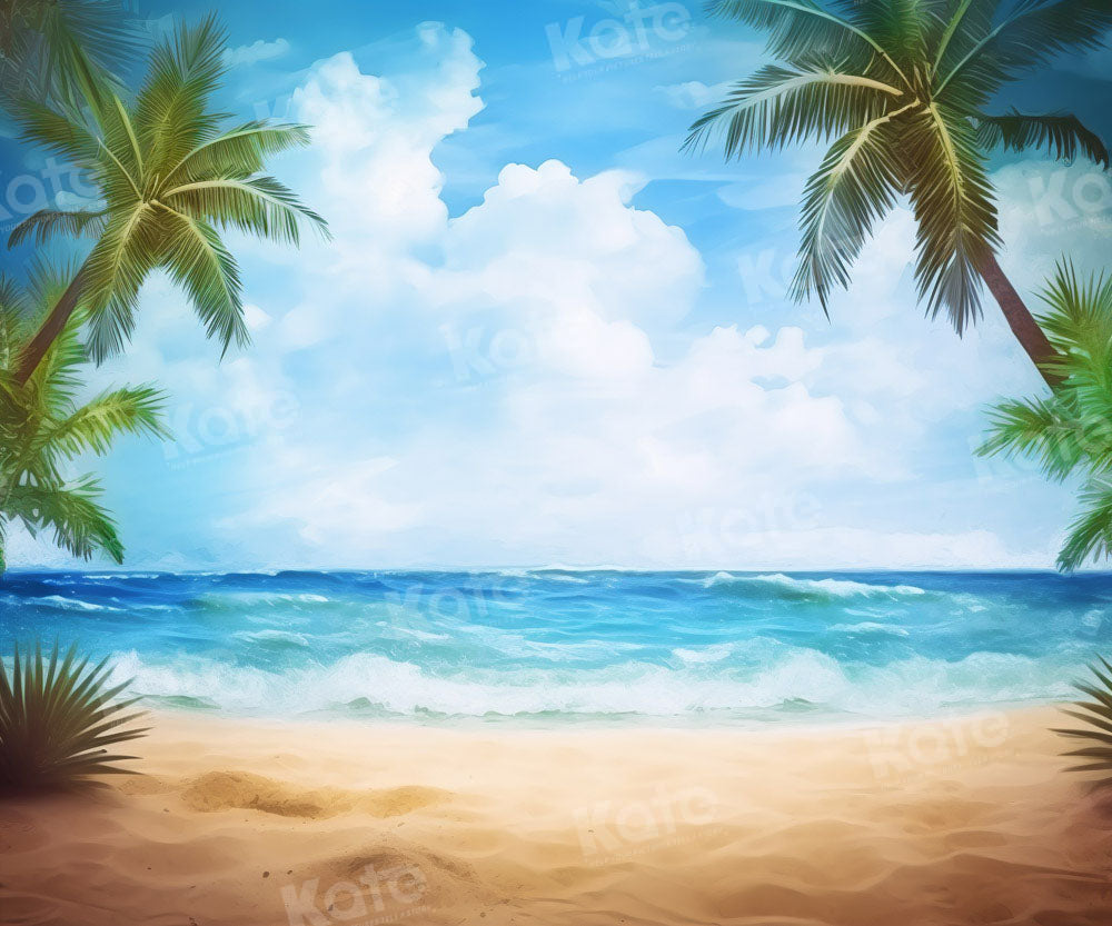 Kate Summer Sea Backdrop Seaside Designed by Chain Photography - Kate Backdrop AU