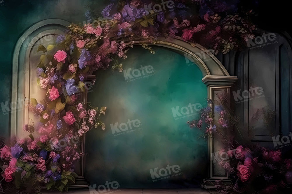 Kate Abstract Arched Flower Door Backdrop for Photography - Kate Backdrop AU