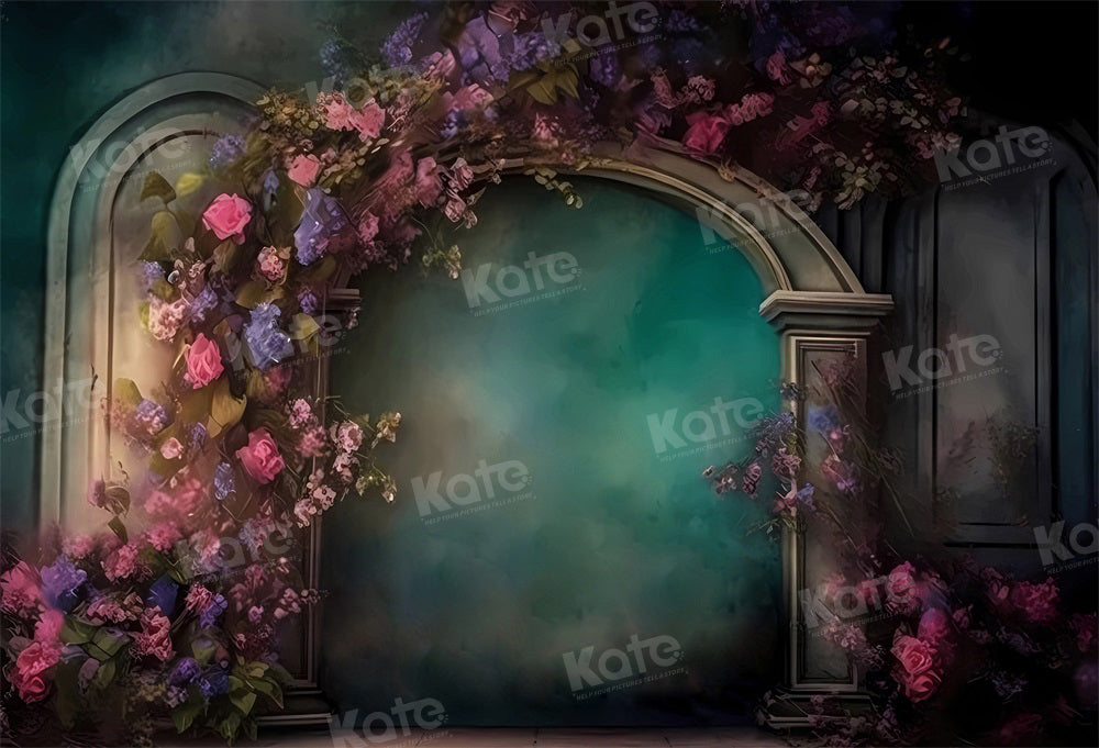 Kate Abstract Arched Flower Door Backdrop for Photography - Kate Backdrop AU