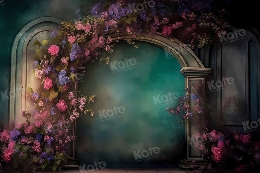 Kate Abstract Arched Flower Door Backdrop for Photography - Kate Backdrop AU