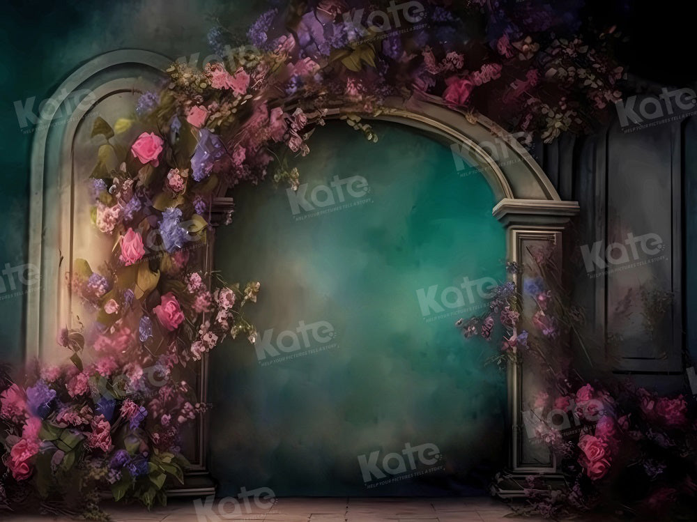 Kate Abstract Arched Flower Door Backdrop for Photography - Kate Backdrop AU