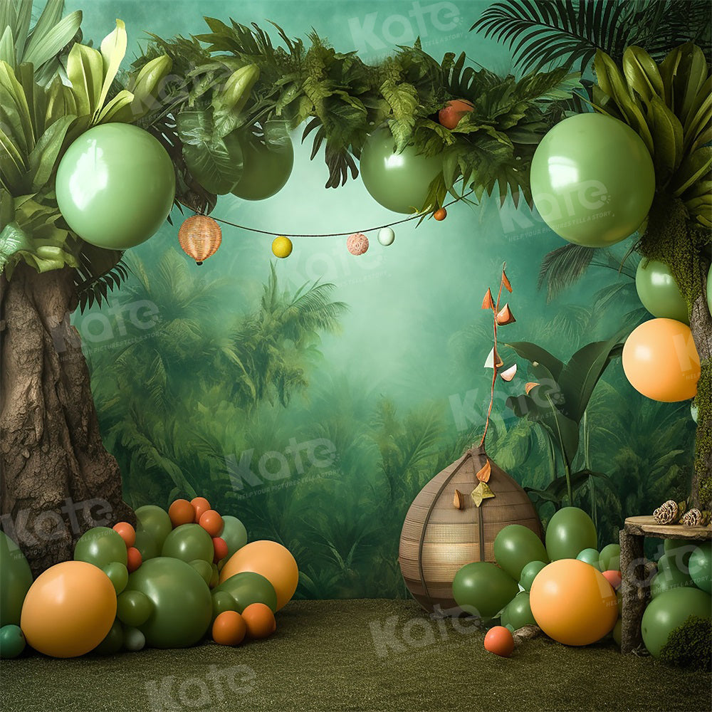 Kate Forest Balloon Party Backdrop for Photography - Kate Backdrop AU