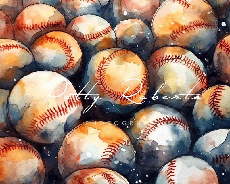 Kate Baseball-Inspired Backdrop Designed by Patty Robertss - Kate Backdrop AU