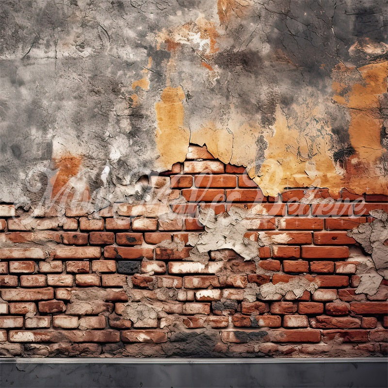 Kate Dilapidated Brick Wall Backdrop Designed by Mini MakeBelieve - Kate Backdrop AU