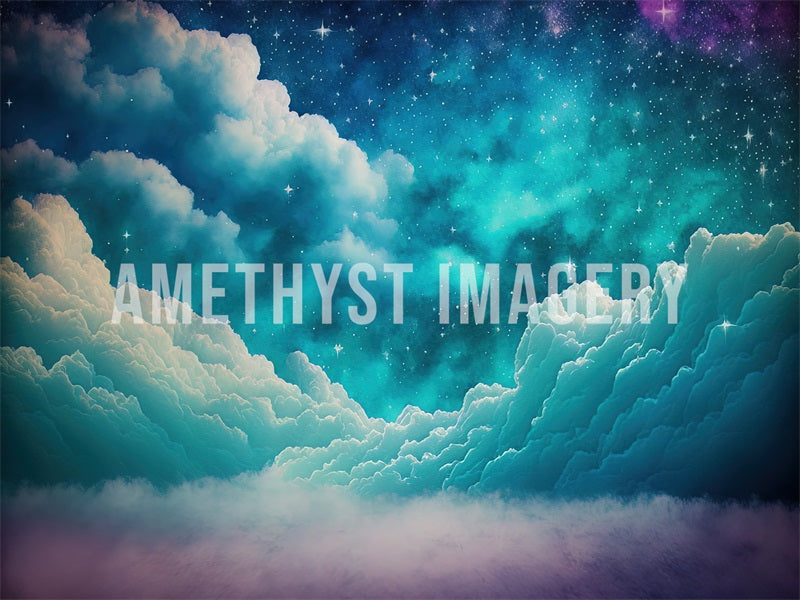 Kate Galaxy Adventure Backdrop Designed by Angela Marie Photography - Kate Backdrop AU