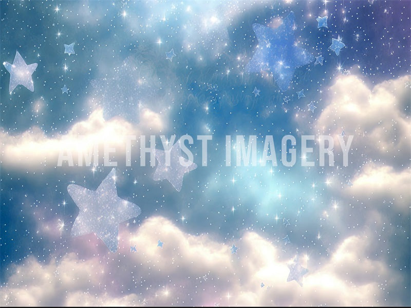 Kate Twinkle Starry Sky Backdrop Designed by Angela Marie Photography - Kate Backdrop AU