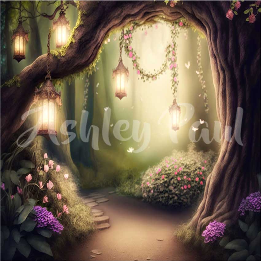 Kate Fantasy Forest Backdrop Designed by Ashley Paul - Kate Backdrop AU