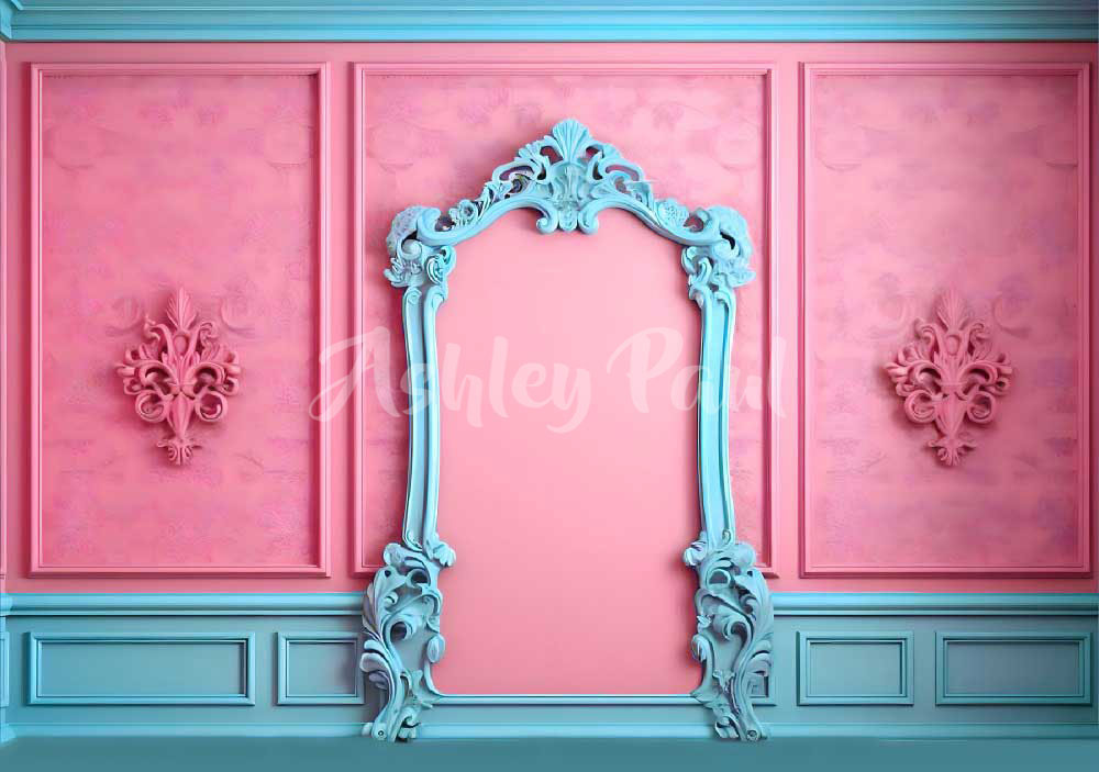 Kate Retro Ornate Wall Backdrop Designed by Ashley Paul - Kate Backdrop AU