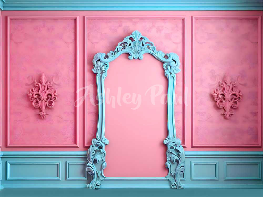 Kate Retro Ornate Wall Backdrop Designed by Ashley Paul - Kate Backdrop AU