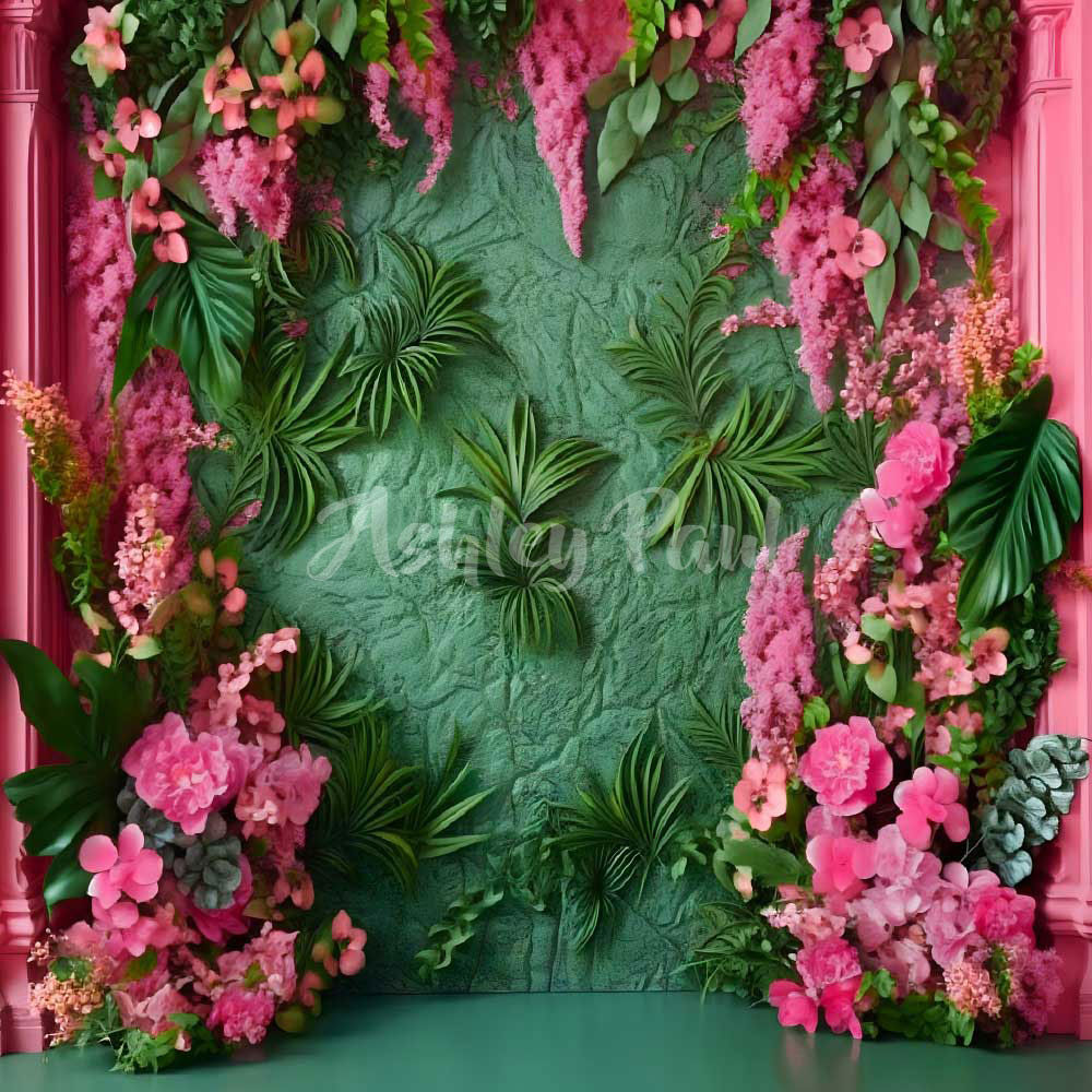 Kate Dolly House Wall Floral Backdrop Designed by Ashley Paul - Kate Backdrop AU