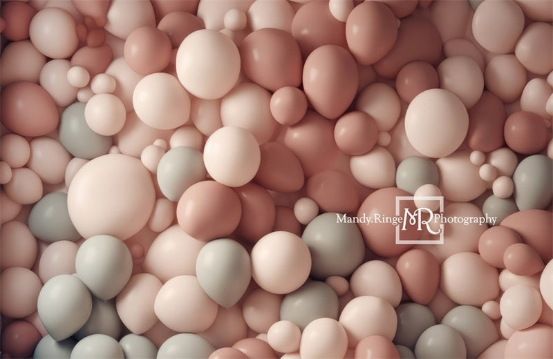 Kate Girl Pink Balloon Party Designed by Mandy Ringe Photography - Kate Backdrop AU