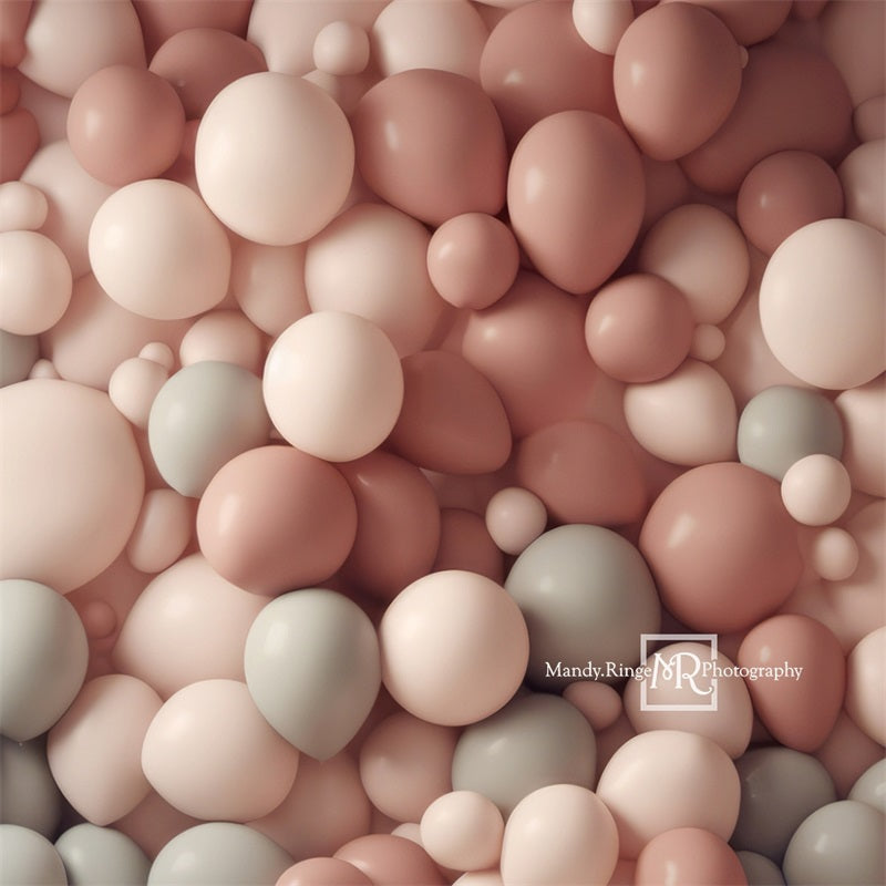 Kate Girl Pink Balloon Party Designed by Mandy Ringe Photography - Kate Backdrop AU