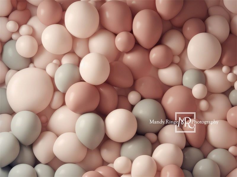 Kate Girl Pink Balloon Party Designed by Mandy Ringe Photography - Kate Backdrop AU