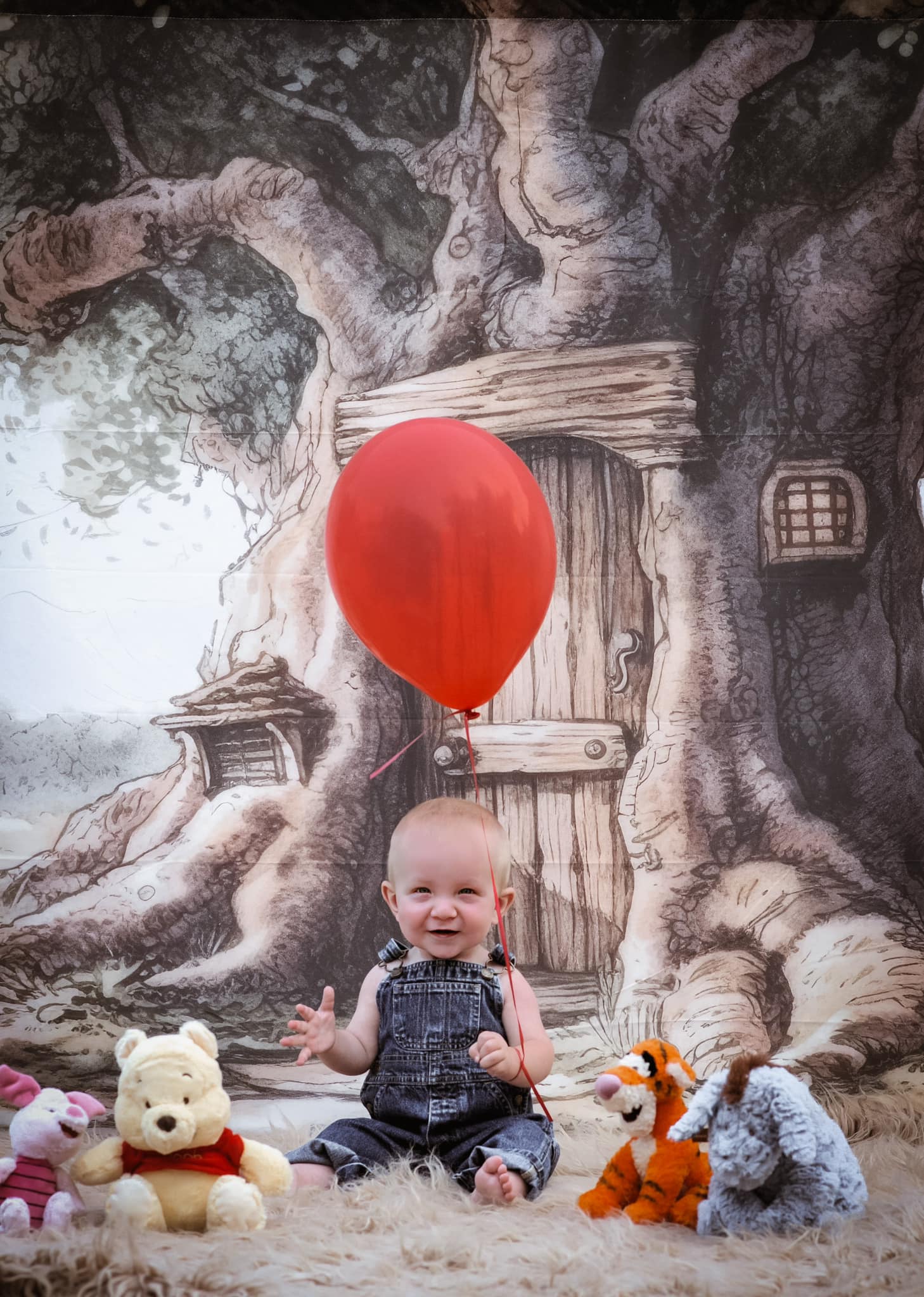 Kate Hundred Acre Wood Tree Backdrop Designed by Mandy Ringe Photography - Kate Backdrop AU