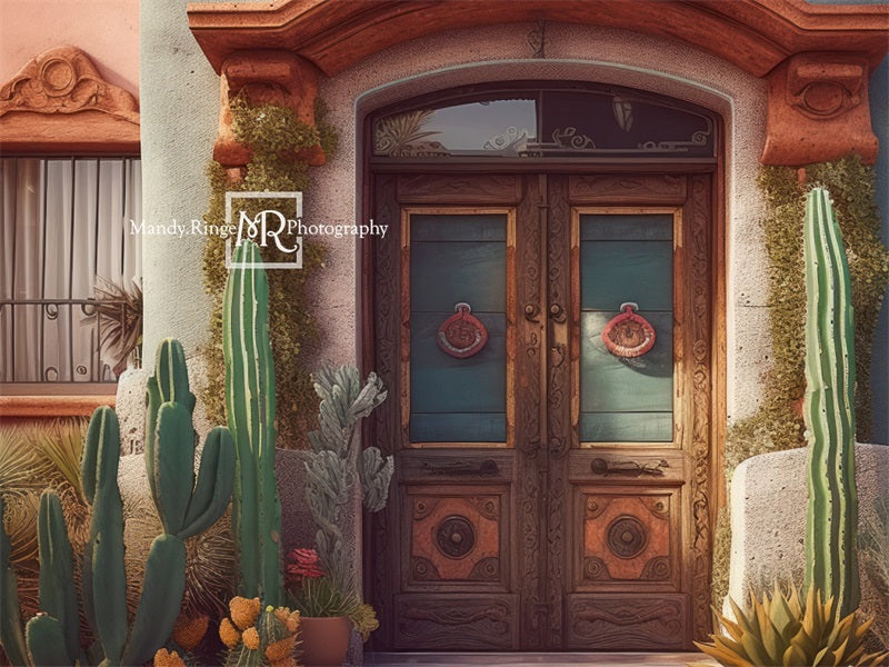 Kate Mexican Hacienda Front Porch Backdrop Designed by Mandy Ringe Photography - Kate Backdrop AU