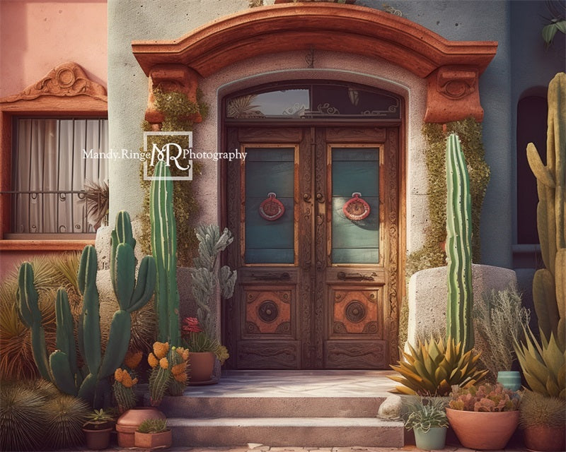 Kate Mexican Hacienda Front Porch Backdrop Designed by Mandy Ringe Photography - Kate Backdrop AU