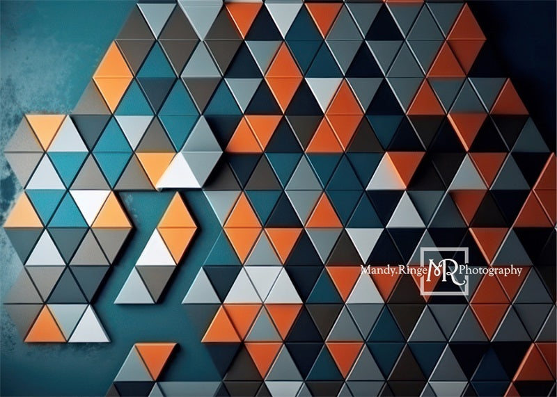 Kate Modern Triangle Wall Art Backdrop Designed by Mandy Ringe Photography - Kate Backdrop AU