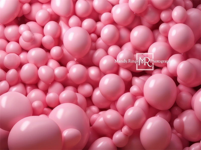Kate Pink Balloon Wall Backdrop Designed by Mandy Ringe Photography - Kate Backdrop AU