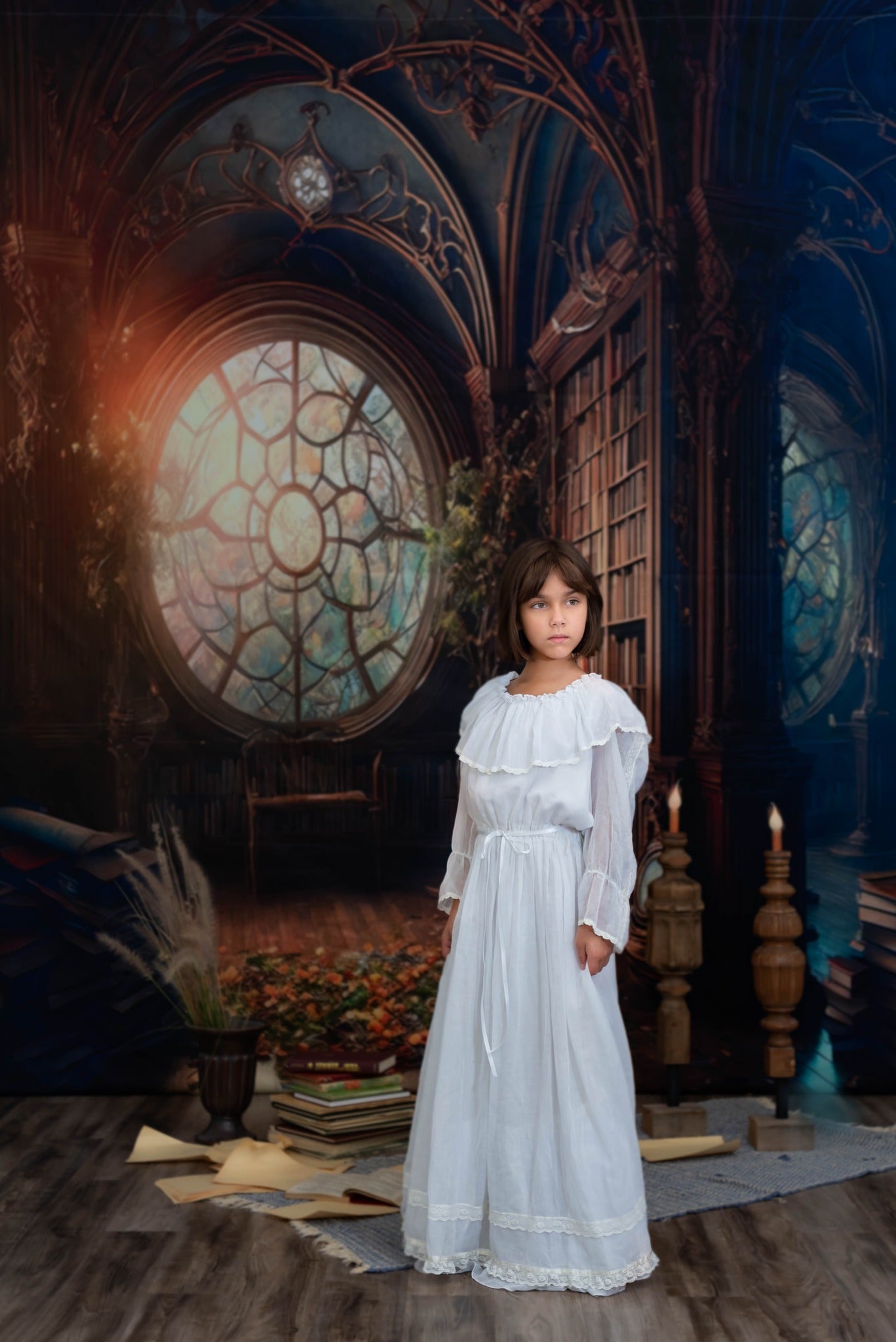 Kate Enchanted Pages Backdrop Designed by Angela Marie Photography - Kate Backdrop AU