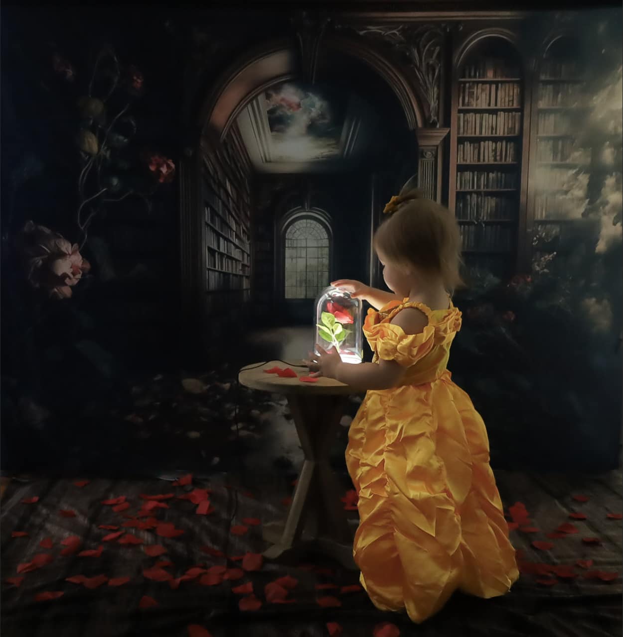 Kate Library Dreams Backdrop Designed by Angela Marie Photography - Kate Backdrop AU
