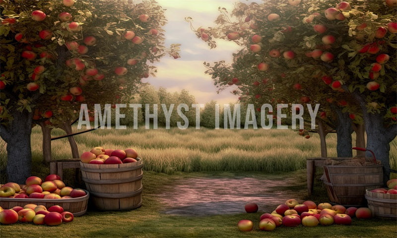 Kate Apple Farm Backdrop Designed by Angela Marie Photography - Kate Backdrop AU