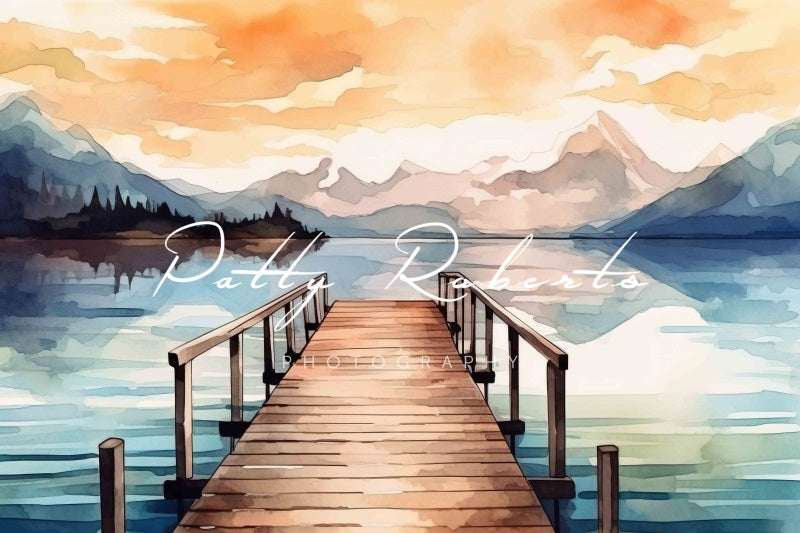 Kate Lake Bridge Backdrop Designed by Patty Robertss - Kate Backdrop AU