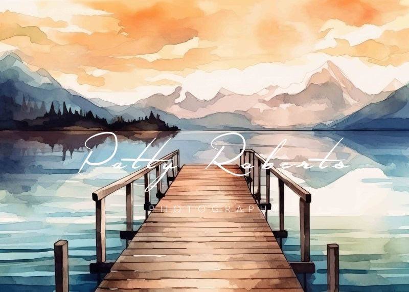 Kate Lake Bridge Backdrop Designed by Patty Robertss - Kate Backdrop AU