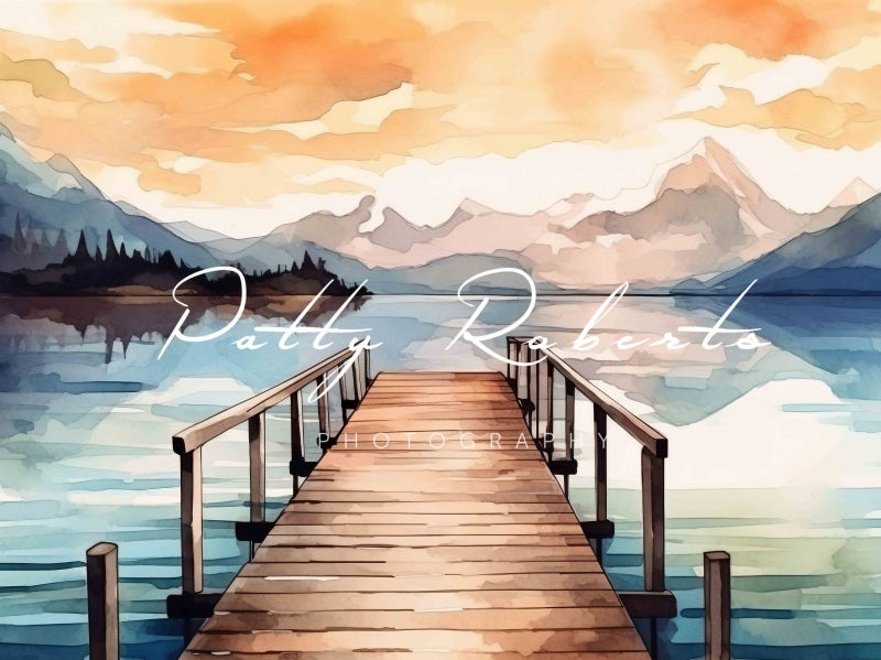 Kate Lake Bridge Backdrop Designed by Patty Robertss - Kate Backdrop AU