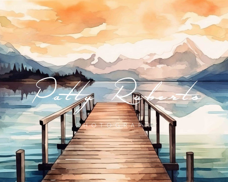 Kate Lake Bridge Backdrop Designed by Patty Robertss - Kate Backdrop AU