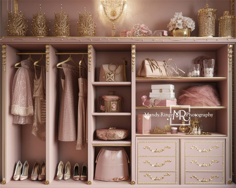 Kate Princess Dress Up Closet Backdrop Designed by Mandy Ringe Photography - Kate Backdrop AU