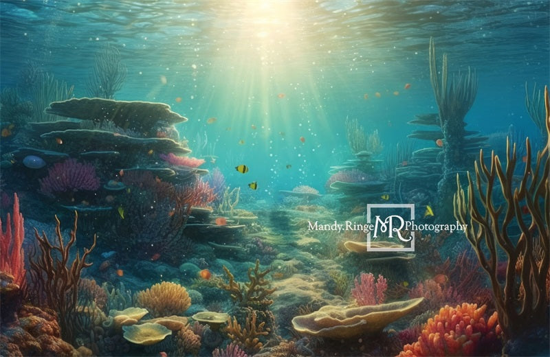 Kate Mermaid Underwater World Backdrop Designed by Mandy Ringe Photography - Kate Backdrop AU