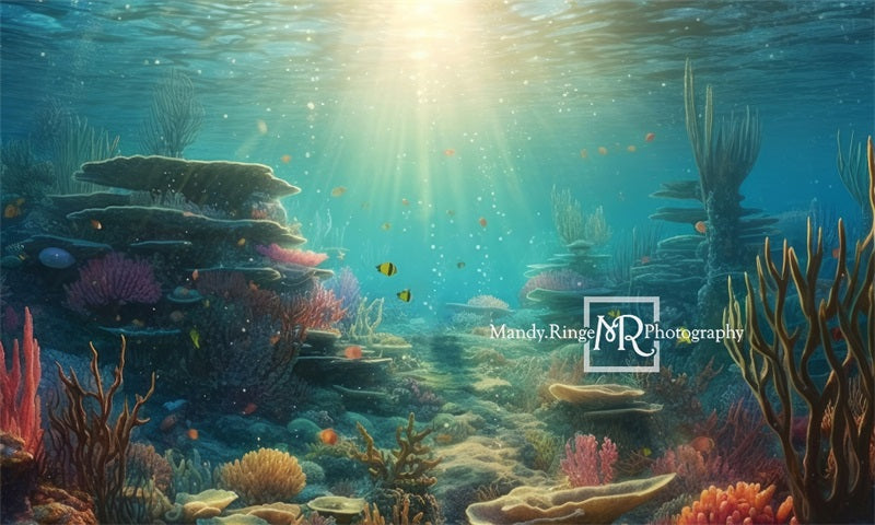 Kate Mermaid Underwater World Backdrop Designed by Mandy Ringe Photography - Kate Backdrop AU