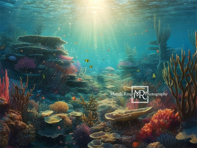 Kate Mermaid Underwater World Backdrop Designed by Mandy Ringe Photography - Kate Backdrop AU