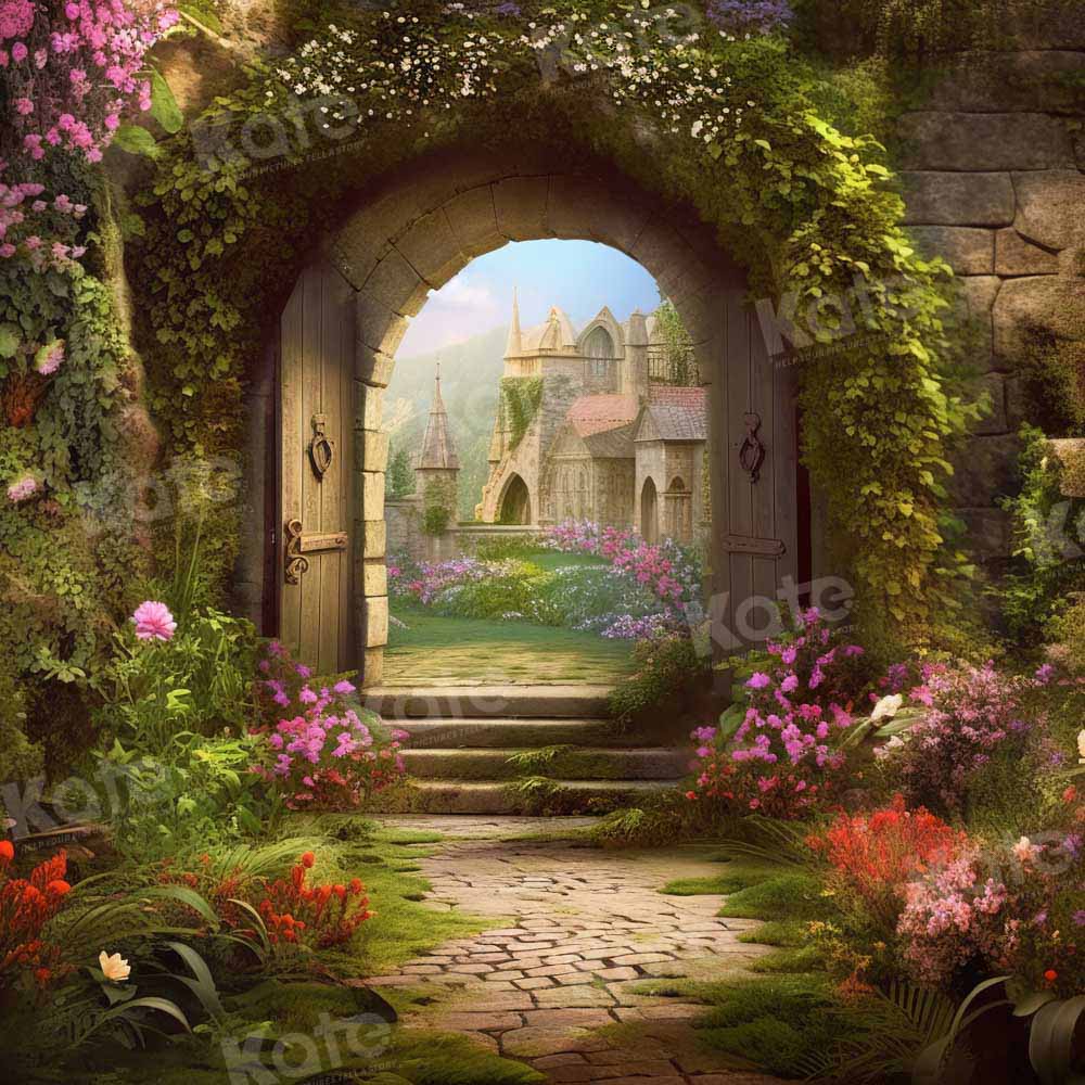 Kate Spring Garden Backdrop Arch Manor Designed by Chain Photography - Kate Backdrop AU