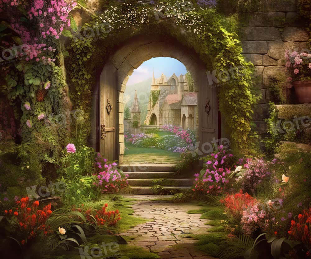 Kate Spring Garden Backdrop Arch Manor Designed by Chain Photography - Kate Backdrop AU