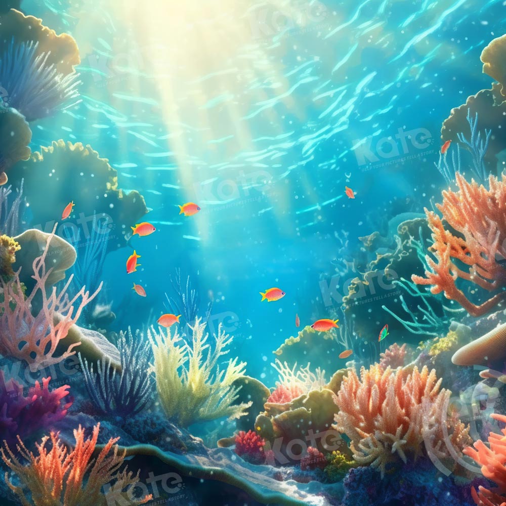 Kate Underwater World Backdrop Designed by Chain Photography - Kate Backdrop AU