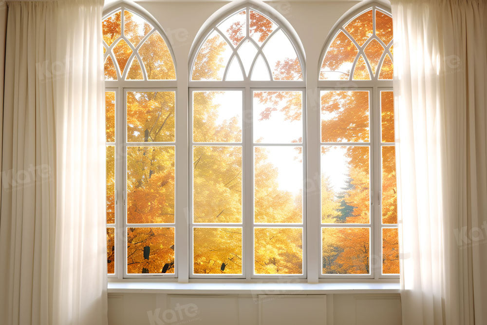 Kate Window Autumn Backdrop Designed by Chain Photography - Kate Backdrop AU