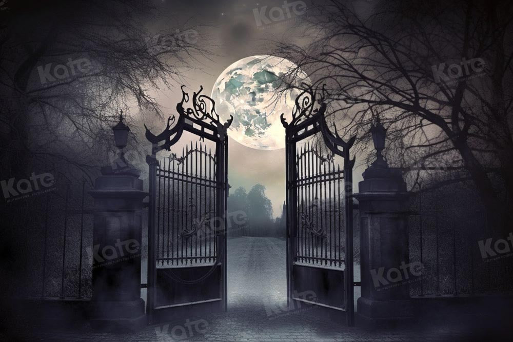 Kate Halloween Night Moon Backdrop Designed by Chain Photography - Kate Backdrop AU