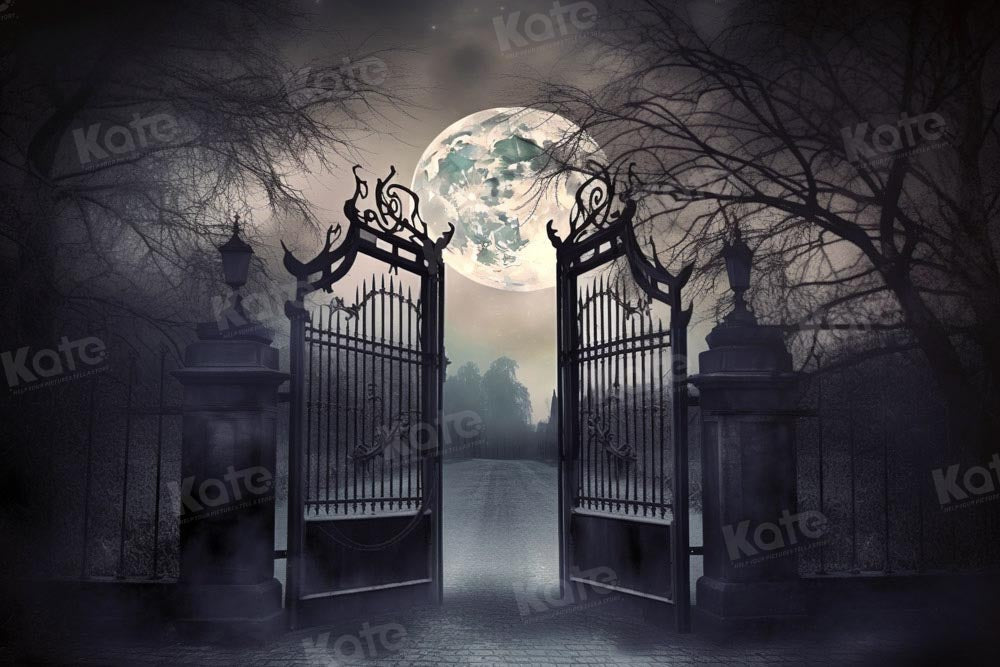 Kate Halloween Night Moon Backdrop Designed by Chain Photography - Kate Backdrop AU