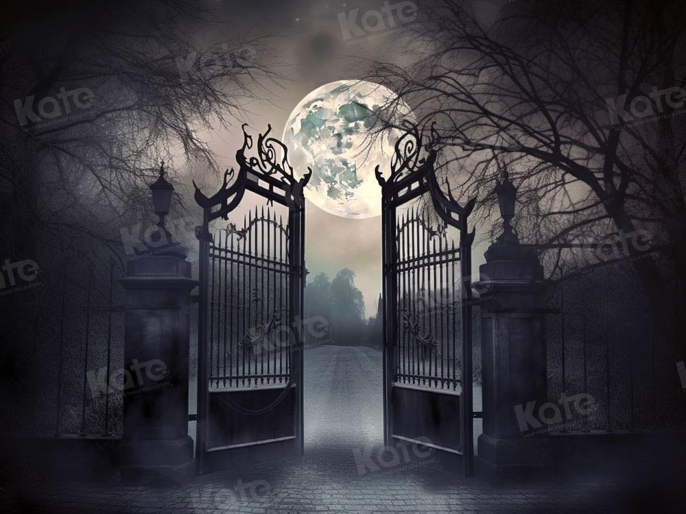 Kate Halloween Night Moon Backdrop Designed by Chain Photography - Kate Backdrop AU