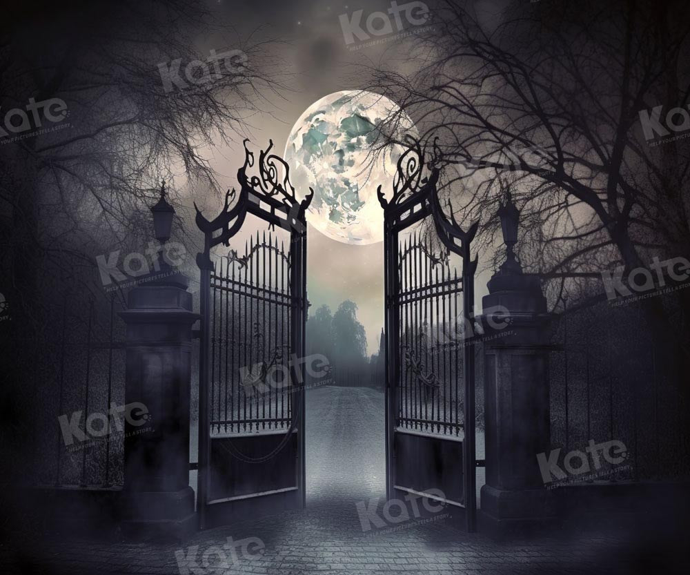 Kate Halloween Night Moon Backdrop Designed by Chain Photography - Kate Backdrop AU