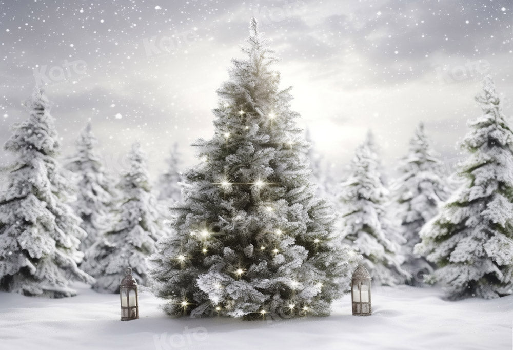 Kate Winter Snow Forest Backdrop Designed by Chain Photography - Kate Backdrop AU