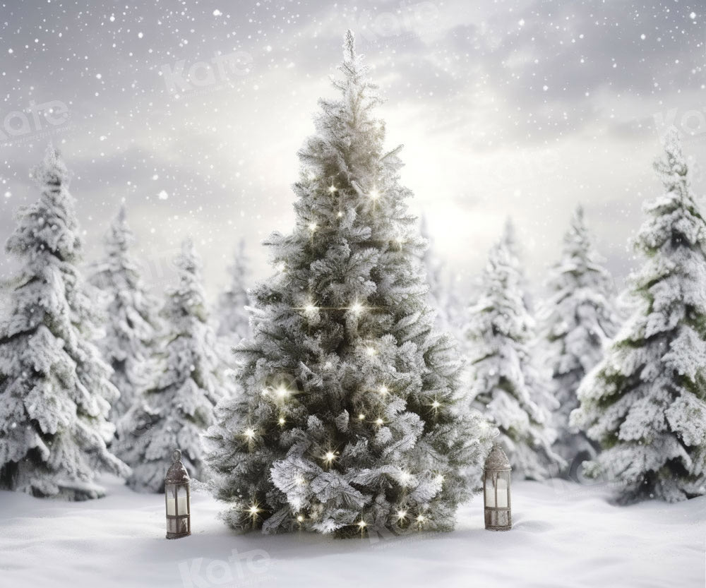 Kate Winter Snow Forest Backdrop Designed by Chain Photography - Kate Backdrop AU