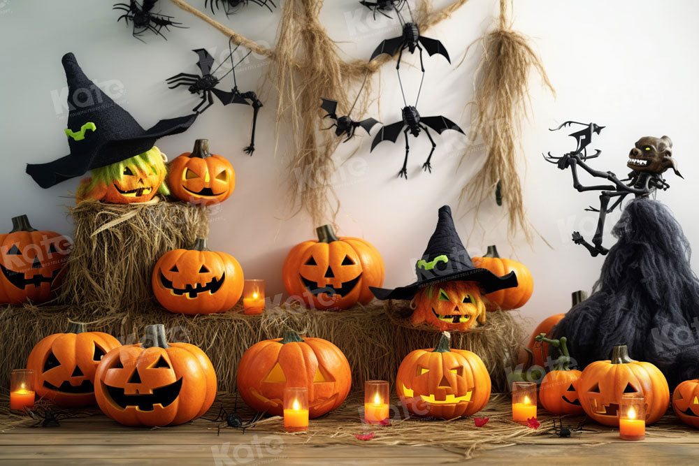 Kate Halloween Pumpkin Backdrop Designed by Chain Photography - Kate Backdrop AU