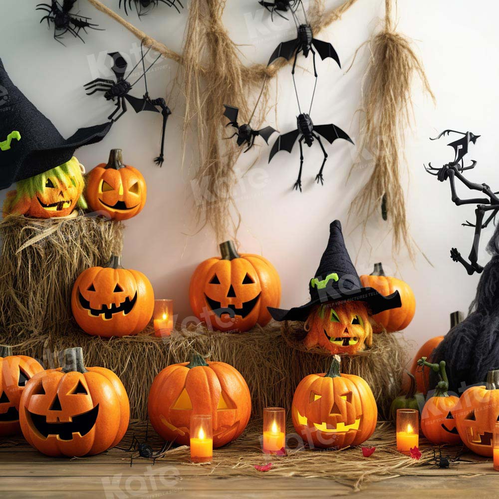 Kate Halloween Pumpkin Backdrop Designed by Chain Photography - Kate Backdrop AU
