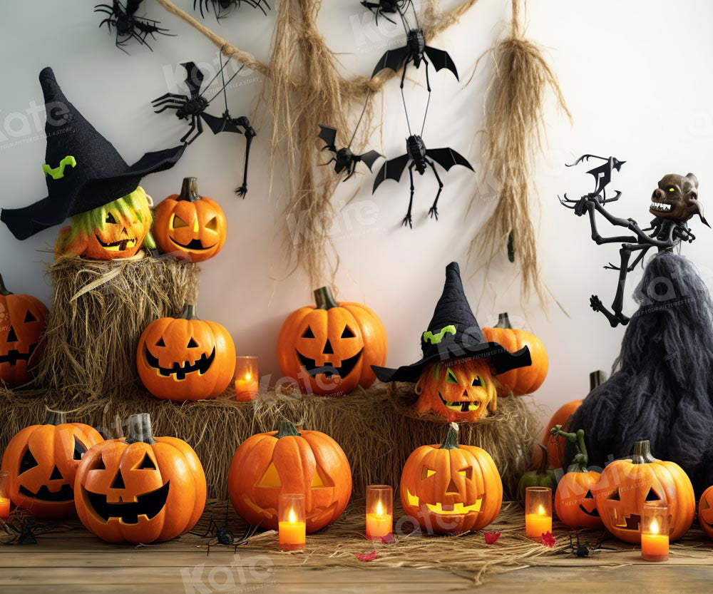 Kate Halloween Pumpkin Backdrop Designed by Chain Photography - Kate Backdrop AU