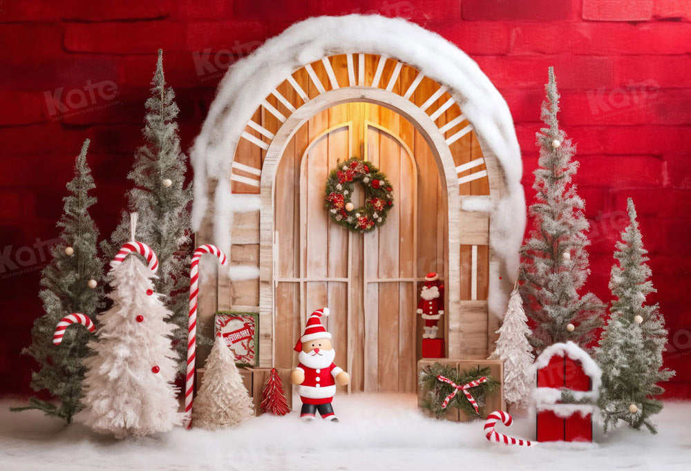 Kate Red Santa Claus Backdrop Designed by Chain Photography - Kate Backdrop AU