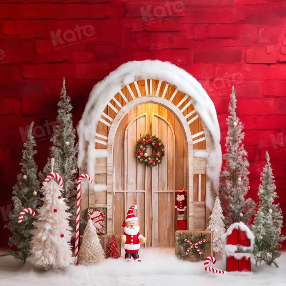 Kate Red Santa Claus Backdrop Designed by Chain Photography - Kate Backdrop AU