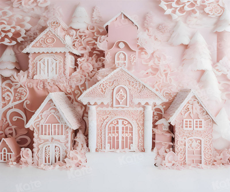 Kate Light Pink Igloo Cake Smash Backdrop for Photography - Kate Backdrop AU